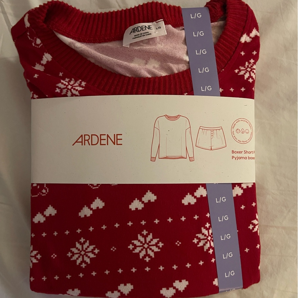 Ardene Festive Red and White Sweater